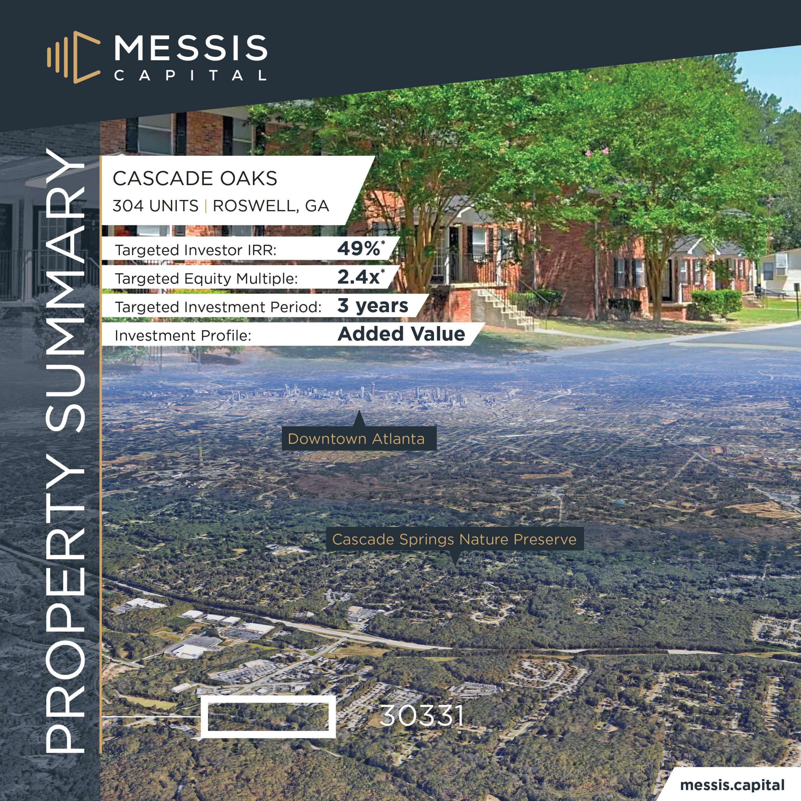 Cascade Oaks infographic